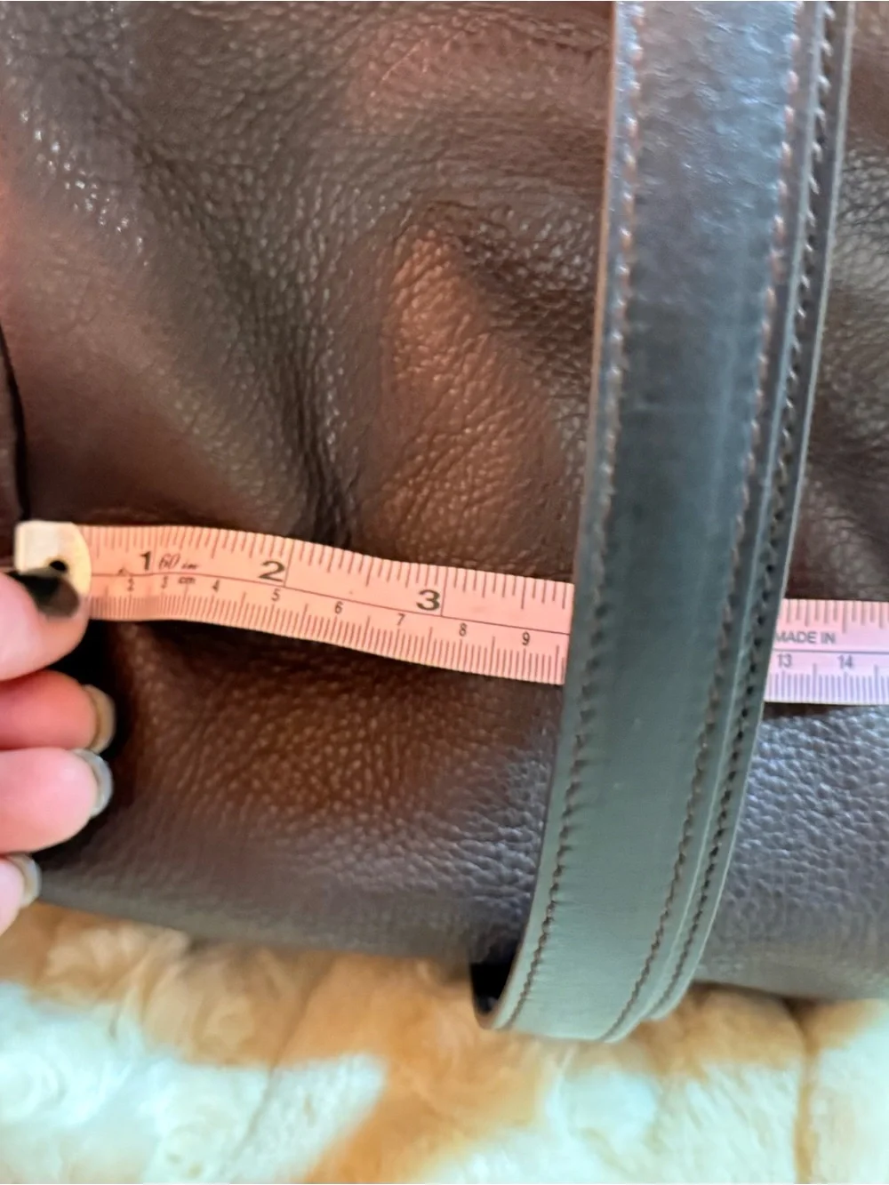 Brown Furla Hobo Bag Vintage